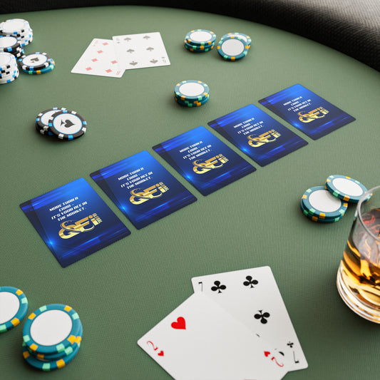 Custom Poker Cards - Perfect for Game Nights, Gifts, Collectors, Ace of Spades Design, Casino Theme