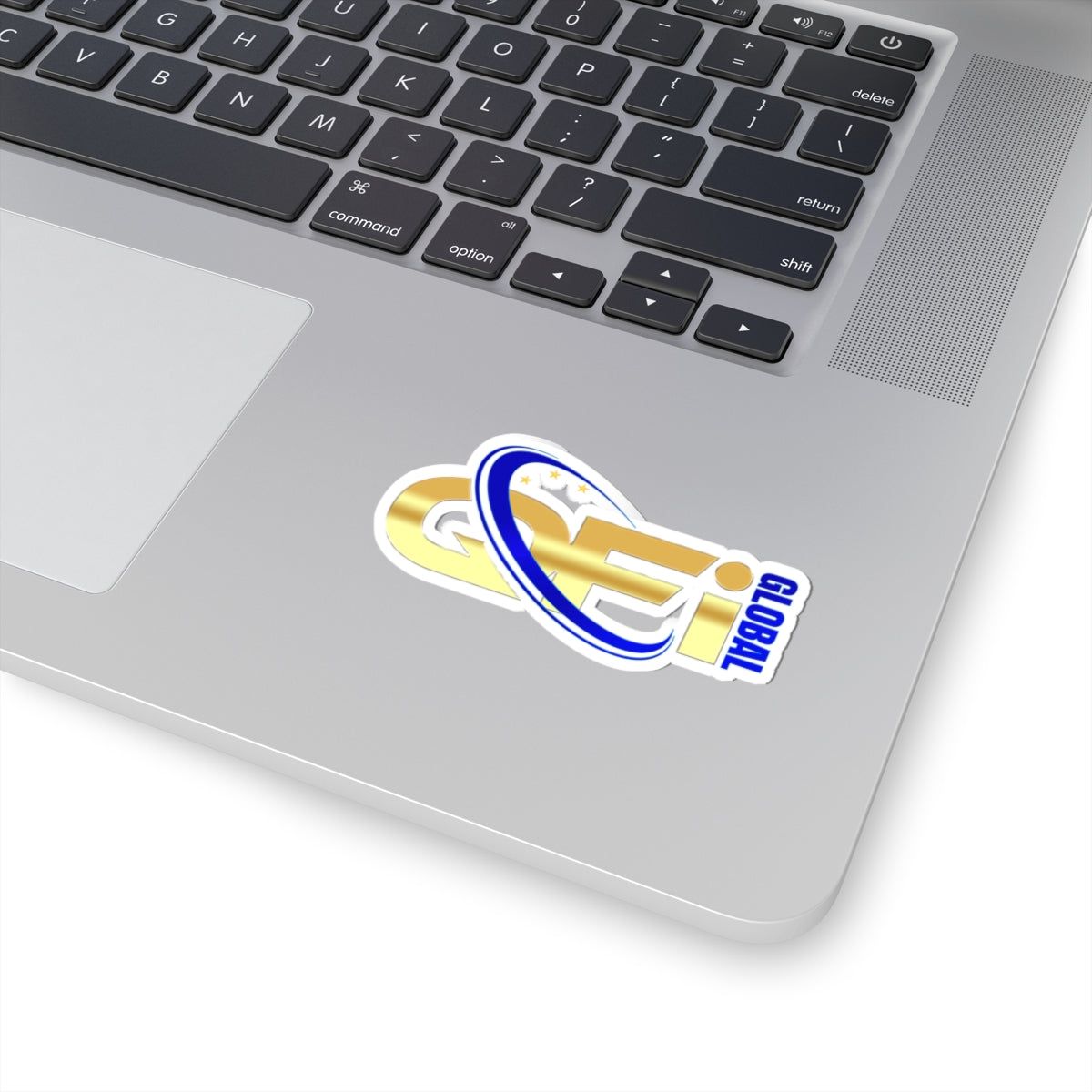 Gold Foil Kiss-Cut Stickers | Stylish Laptop Decals, Unique Gift for Travelers, Party Favors, Home Decor