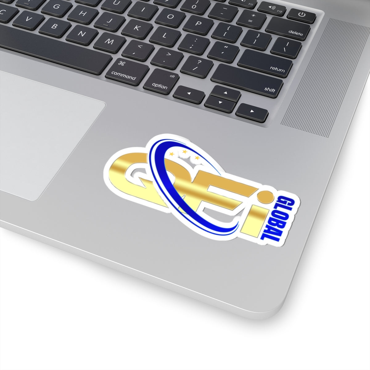 Gold Foil Kiss-Cut Stickers | Stylish Laptop Decals, Unique Gift for Travelers, Party Favors, Home Decor